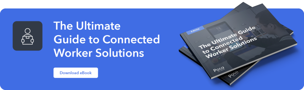 banner of the ultimate guide to connected worker solutions ebook