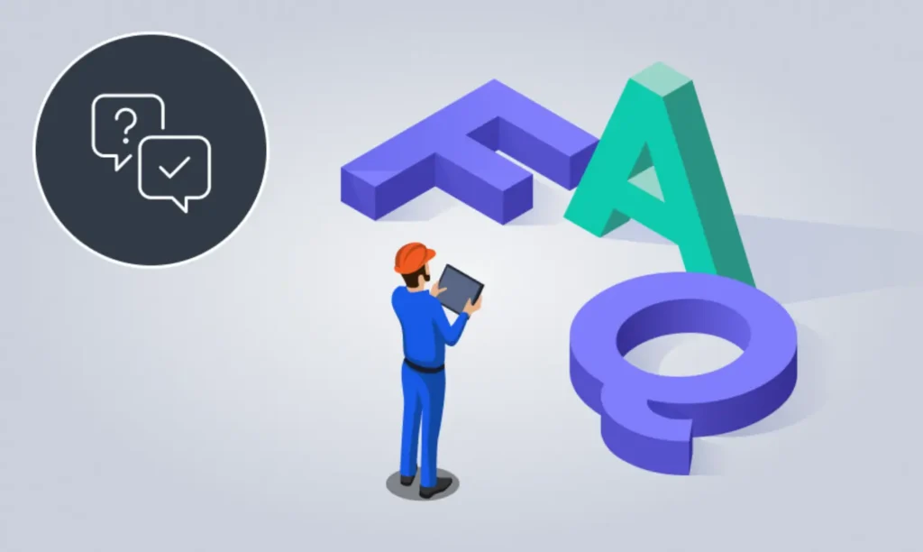 Illustration of frequently asked questions