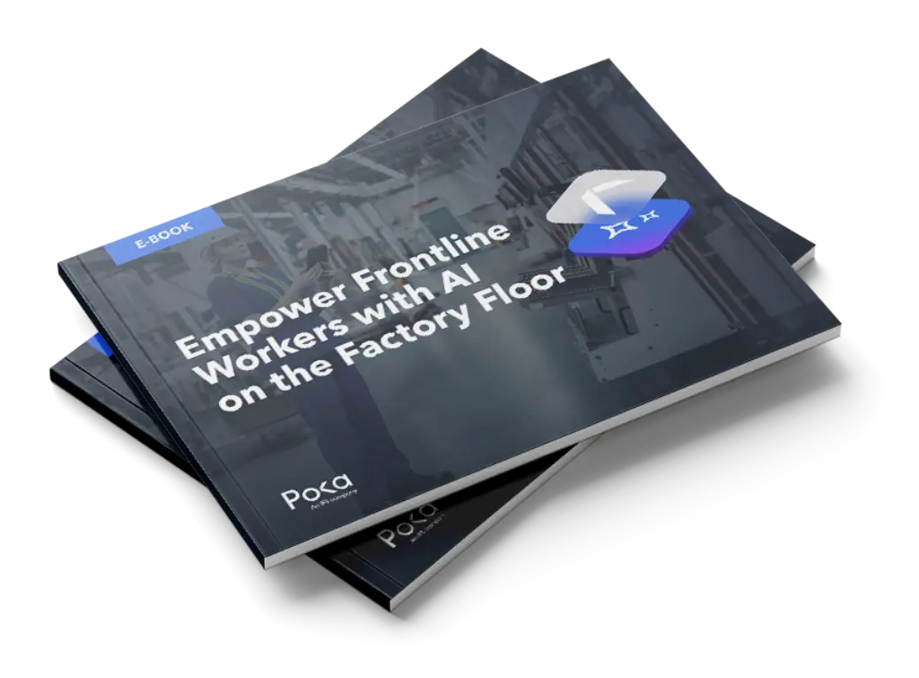 Cover image of Empower Frontline Workers with AI on the Factory Floor e-book