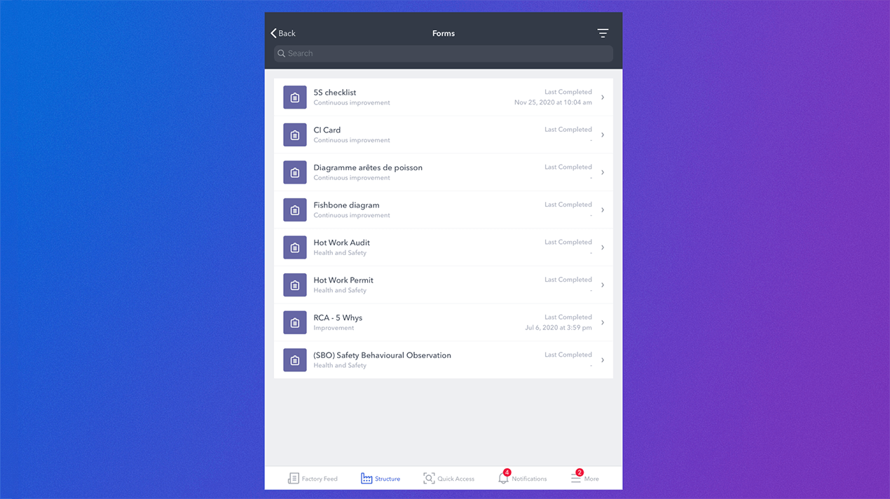 Digital forms