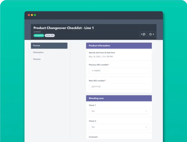 uc operations changeovers